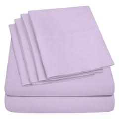 Egyptian Softness Ultra Soft Cooling 2200 Series Double-Brushed Deep Pocket Microfiber 6 Piece  Bed Sheets Set
