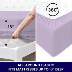 Egyptian Softness Ultra Soft Cooling 2200 Series Double-Brushed Deep Pocket Microfiber 6 Piece  Bed Sheets Set