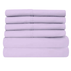 Egyptian Softness Ultra Soft Cooling 2200 Series Double-Brushed Deep Pocket Microfiber 6 Piece  Bed Sheets Set