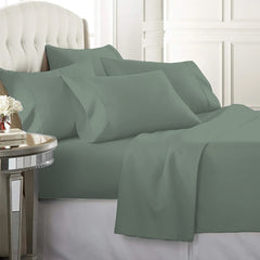 Egyptian Softness Ultra Soft Cooling 2200 Series Double-Brushed Deep Pocket Microfiber 6 Piece  Bed Sheets Set