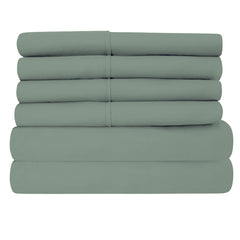 Egyptian Softness Ultra Soft Cooling 2200 Series Double-Brushed Deep Pocket Microfiber 6 Piece  Bed Sheets Set