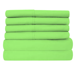 Egyptian Softness Ultra Soft Cooling 2200 Series Double-Brushed Deep Pocket Microfiber 6 Piece  Bed Sheets Set