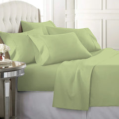 Egyptian Softness Ultra Soft Cooling 2200 Series Double-Brushed Deep Pocket Microfiber 6 Piece  Bed Sheets Set