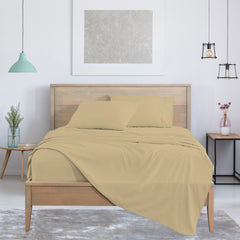 Luxurious Super Soft 4-Piece Bamboo Sheet Sets - Multiple Colors & Sizes Available