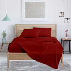 Luxurious Super Soft 4-Piece Bamboo Sheet Sets - Multiple Colors & Sizes Available