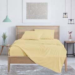 Luxurious Super Soft 4-Piece Bamboo Sheet Sets - Multiple Colors & Sizes Available