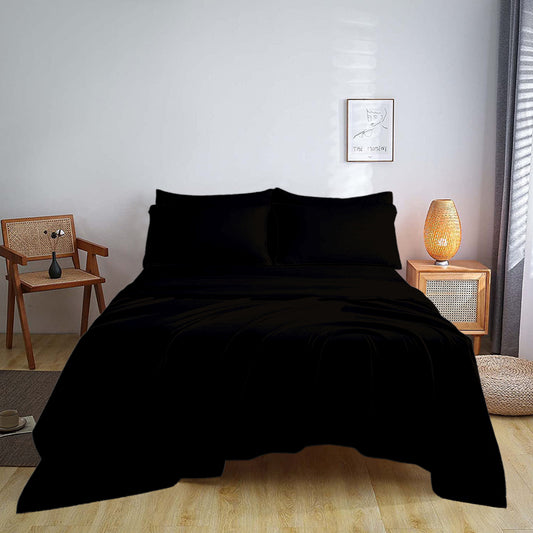 1800 TC Series Double Brushed Bamboo Blend Full Size Bed Sheet Set