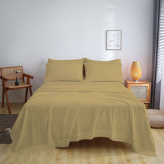 1800 TC Series Double Brushed Bamboo Blend Full Size Bed Sheet Set