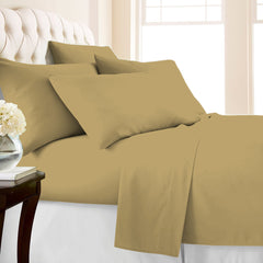 1800 TC Series Double Brushed Bamboo Blend Bed Sheet Set