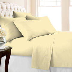 1800 TC Series Double Brushed Bamboo Blend Bed Sheet Set