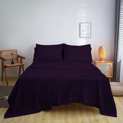 1800 TC Series Double Brushed Bamboo Blend Full Size Bed Sheet Set