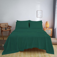 1800 TC Series Double Brushed Bamboo Blend Full Size Bed Sheet Set