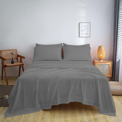 1800 TC Series Double Brushed Bamboo Blend Full Size Bed Sheet Set