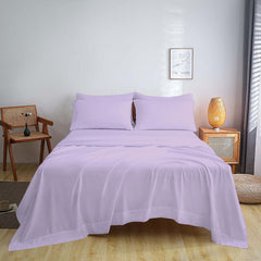 1800 TC Series Double Brushed Bamboo Blend Full Size Bed Sheet Set