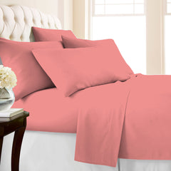 1800 TC Series Double Brushed Bamboo Blend Bed Sheet Set