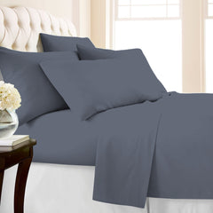 1800 TC Series Double Brushed Bamboo Blend Bed Sheet Set