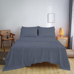 1800 TC Series Double Brushed Bamboo Blend Full Size Bed Sheet Set