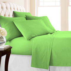 1800 TC Series Double Brushed Bamboo Blend Bed Sheet Set