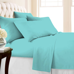 1800 TC Series Double Brushed Bamboo Blend Bed Sheet Set