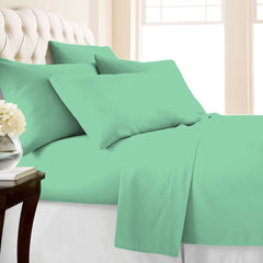 1800 TC Series Double Brushed Bamboo Blend Bed Sheet Set