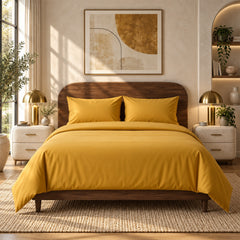 4-Piece Bamboo-Blend Bed Sheet Set – Buttery Soft 60% Microfiber 40% Bamboo Luxury Bedding with Deep Pocket Fitted Sheet, Wrinkle & Stain Resistant, Twin, Full, Queen, King & California King
