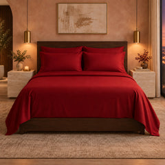 6-Piece 1600 Series Bed Sheet Set – Super Soft 90 GSM Microfiber Polyester Bedding, Lightweight Easy-Care Decorative Sheets for Primary & Guest Bedroom