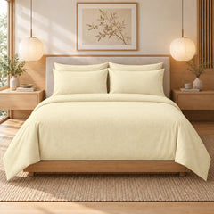 6-Piece 1600 Series Bed Sheet Set – Super Soft 90 GSM Microfiber Polyester Bedding, Lightweight Easy-Care Decorative Sheets for Primary & Guest Bedroom