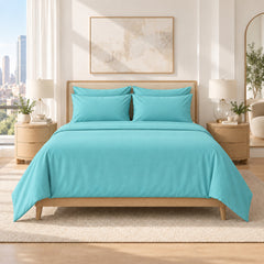 6-Piece 1600 Series Bed Sheet Set – Super Soft 90 GSM Microfiber Polyester Bedding, Lightweight Easy-Care Decorative Sheets for Primary & Guest Bedroom