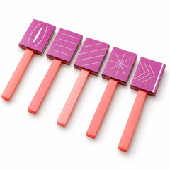 5-Piece Magnetic Nail Art Wand Set for Magnetic Polish, 1 or 2 Sets