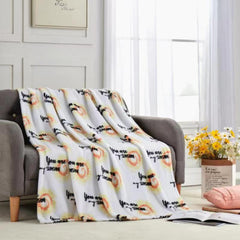 Cozy Vibes Micro Plush Throw Blankets – Super Soft Lightweight Throw for Couch, Bed & Travel – 50 x 70, Fade-Resistant & Machine Washable