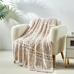 VibeCheck Ultra-Soft Aesthetic Bed Blanket – Lightweight Cozy Throw for All Seasons – Queen & King Size – Cute Printed Styles for Bedroom Glow-Up