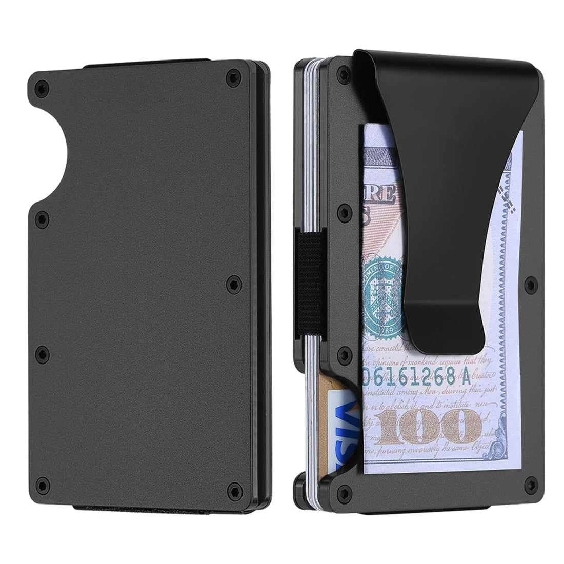 RFID Blocking Minimalist Scratch Resistant Slim Credit Card Holder Wallet