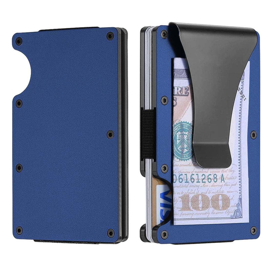 RFID Blocking Minimalist Scratch Resistant Slim Credit Card Holder Wallet