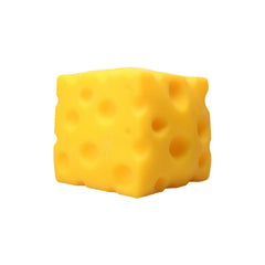 Cheese Slow-Rise Squishy Toy – Soft Sensory Foam Fidget, Compact Quiet Food-Inspired Squeeze Toy for Desk, Study, Travel, Party Favors & Novelty Gifts, Ages 3+