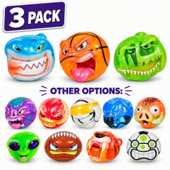 Squasherz Assorted Squeeze Toy – Soft Sensory Squishy Fidget in a Random Character-Inspired Design, Novelty Collectible for Gifts, Party Favors & Prize Bags