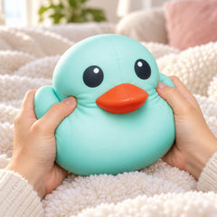 Giant Duck Squishy Toy – Soft Flexible TPR Yellow Duck Sensory Fidget for Gentle Squeezing and Kneading, Cute Desk Accessory, Party Favor & Gift, Ages 3+