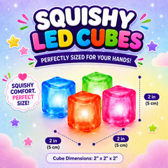 3-Pack: Squishy Squeeze Toys Set – Soft Fidget Sensory Toys, Assorted Slow-Rising Stress Relief Squeeze Toys, Mystery Surprise Fun Set for Party Favors, Classroom Rewards, Gifts & Everyday Play