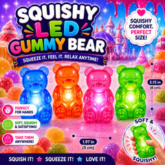 3-Pack: Squishy Squeeze Toys Set – Soft Fidget Sensory Toys, Assorted Slow-Rising Stress Relief Squeeze Toys, Mystery Surprise Fun Set for Party Favors, Classroom Rewards, Gifts & Everyday Play