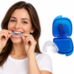 Anti-Snoring Mouth Guard with Storage Case, Nighttime Oral Device, 1 or 2 Pack