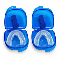 Anti-Snoring Mouth Guard with Storage Case, Nighttime Oral Device, 1 or 2 Pack