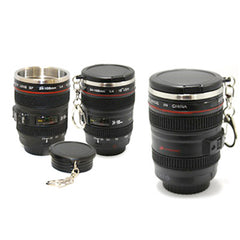 3-Pack: Mini Camera Lens Shot Coffee Tea Beverage Glasses