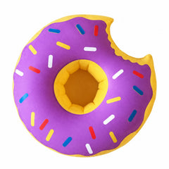 3-Pack Inflatable Donut Drink Holders, Floating Cup Holders for Pool Days