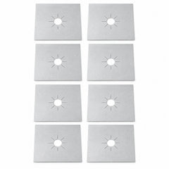 Reusable Gas Stove Burner Covers, Trim-to-Fit Nonstick Liners, 4, 8 or 12 Pack