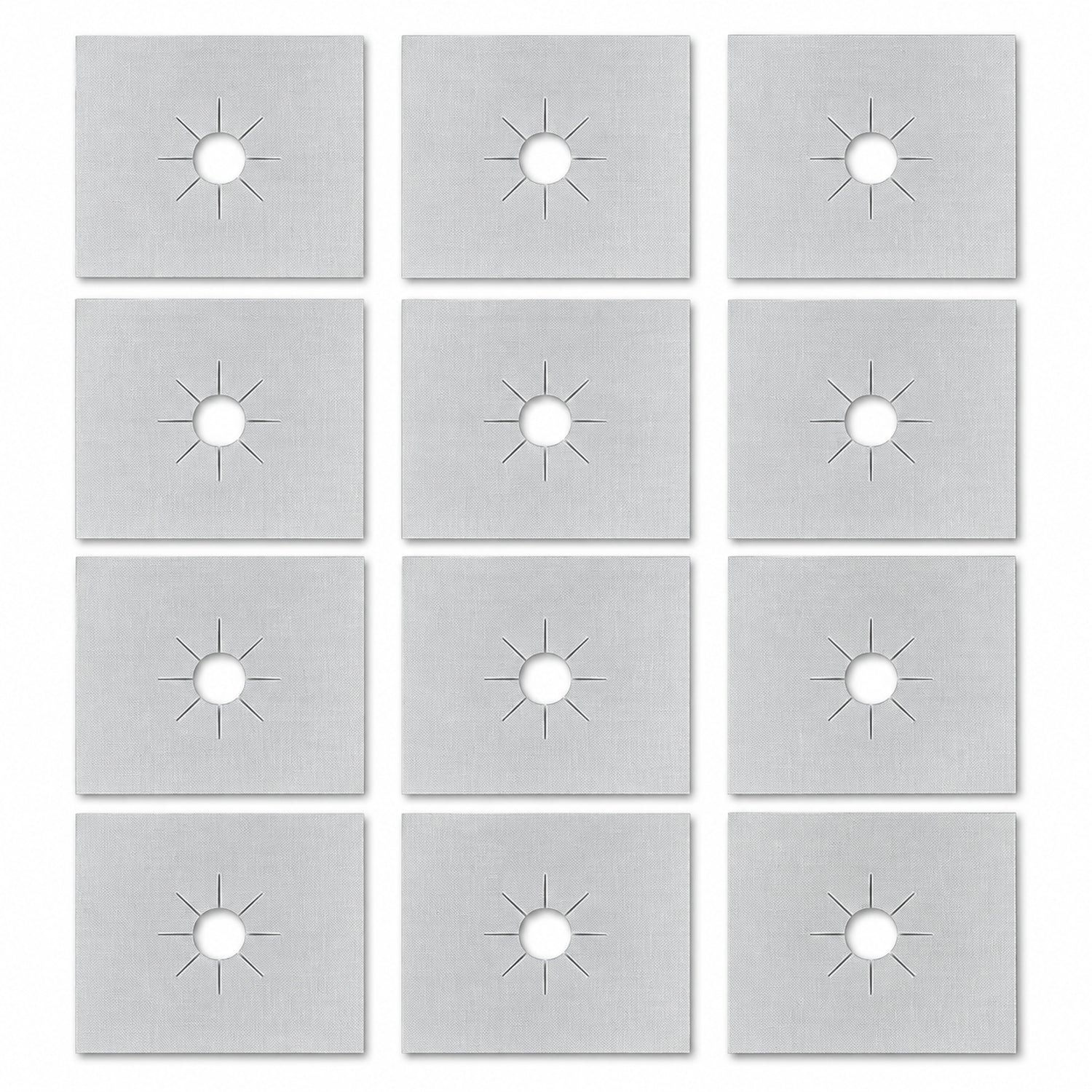 Reusable Gas Stove Burner Covers, Trim-to-Fit Nonstick Liners, 4, 8 or 12 Pack