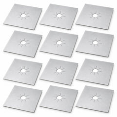 Reusable Gas Stove Burner Covers, Trim-to-Fit Nonstick Liners, 4, 8 or 12 Pack