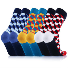 6-Pairs: Unisex Graduated Compression Crew Length Support Socks