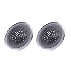 2 in 1 Clog-Free Multi-Purpose Silicone Kitchen Sink Strainer and Stopper (1 or 2-Pack)