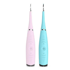 Electric Dental Scaler Plaque Remover – USB Rechargeable Tartar & Calculus Removal Tool – Waterproof Tooth Stain Cleaner for Home Oral Care (Blue or Pink)