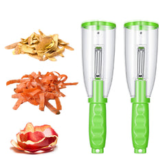Multifunctional Fruit Vegetable peeler with storage box Tube Kitchen Gadgets Household Peeler (1-Pack or 2-Pack)