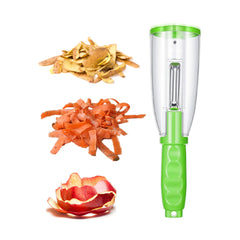 Multifunctional Fruit Vegetable peeler with storage box Tube Kitchen Gadgets Household Peeler (1-Pack or 2-Pack)